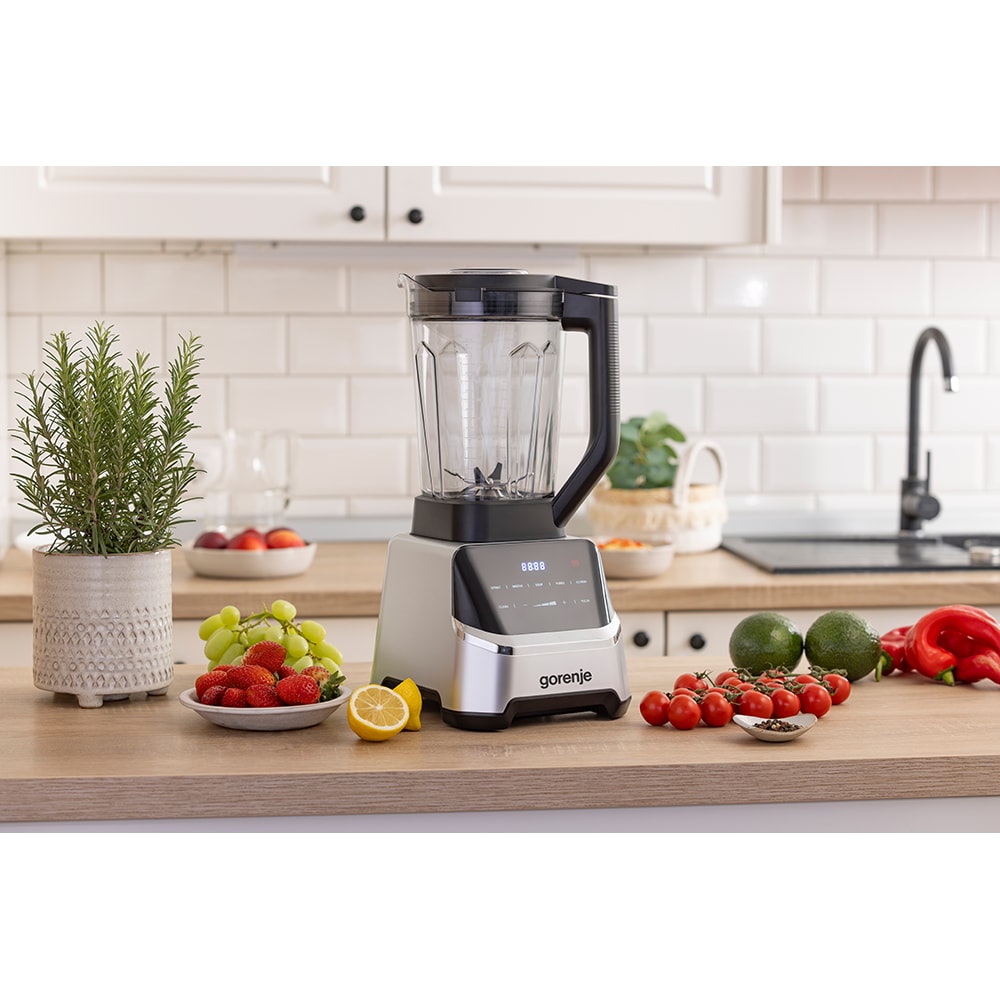 Blender GORENJE BP1500DE, 2l, 1500W, 6 trepte viteza, argintiu-negru