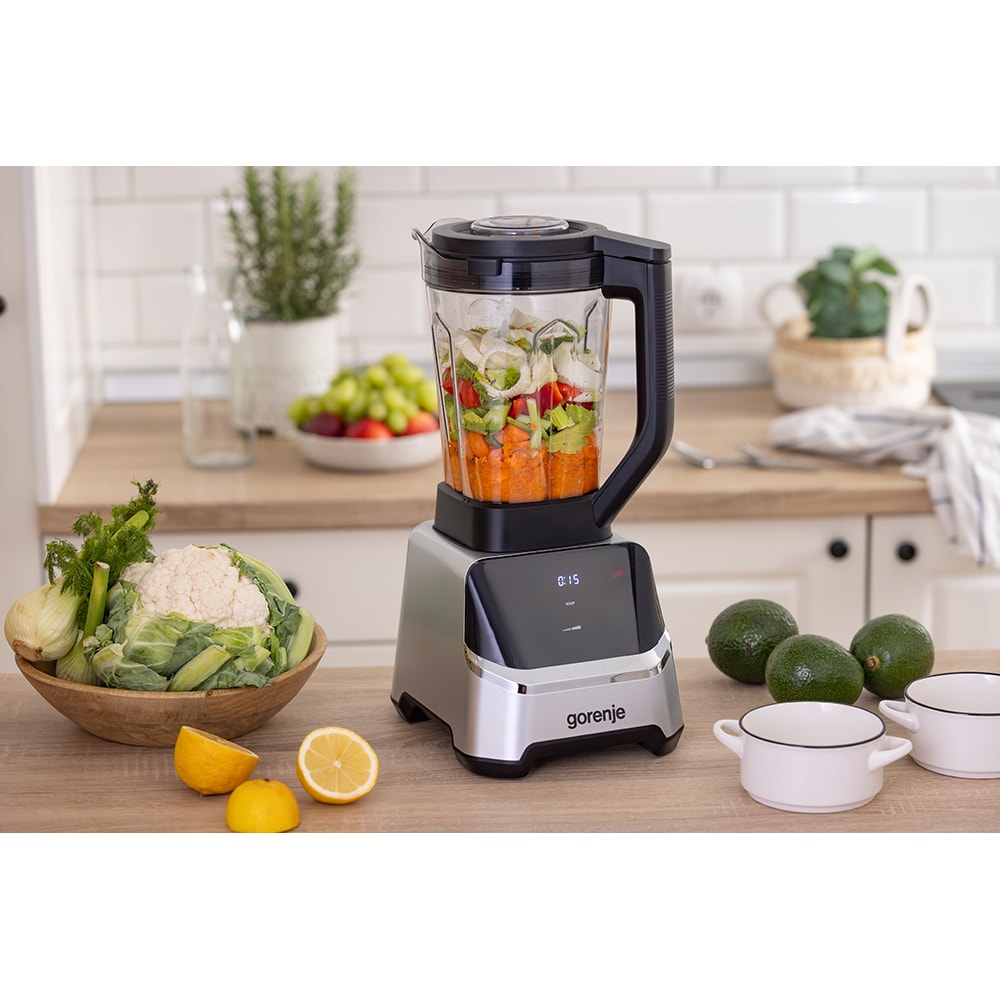 Blender GORENJE BP1500DE, 2l, 1500W, 6 trepte viteza, argintiu-negru