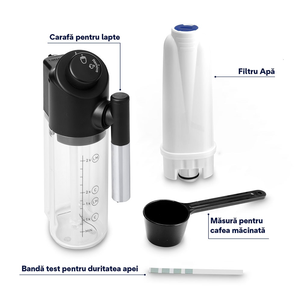 Espressor automat DELONGHI Magnifica Evo ECAM293.52.B, 1,8l, 1450W, 15 bar, negru