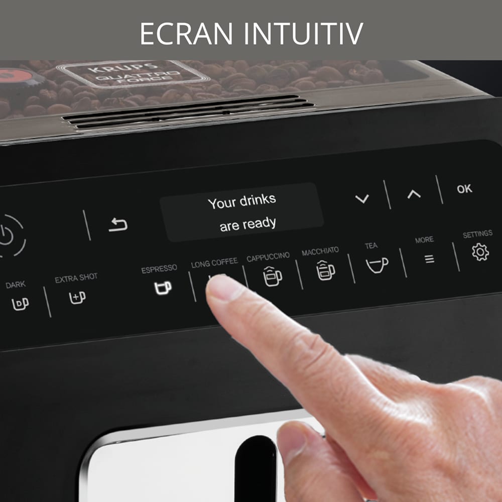Espressor automat KRUPS Evidence EA890810, 2.3l, 1450W, 15 bar, negru