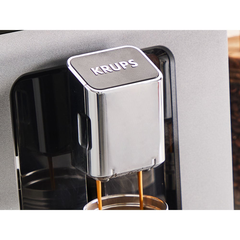 Espressor automat KRUPS Evidence Hot&Cold EA898GF0, 2.3l, 1450W, 15 bar, gri-negru