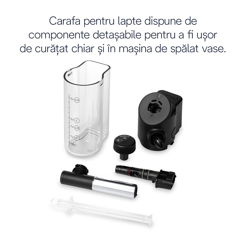 Espressor automat DELONGHI Magnifica Start Milk ECAM223.61.GB, 1.8l, 1450W, 15 bar, negru-gri