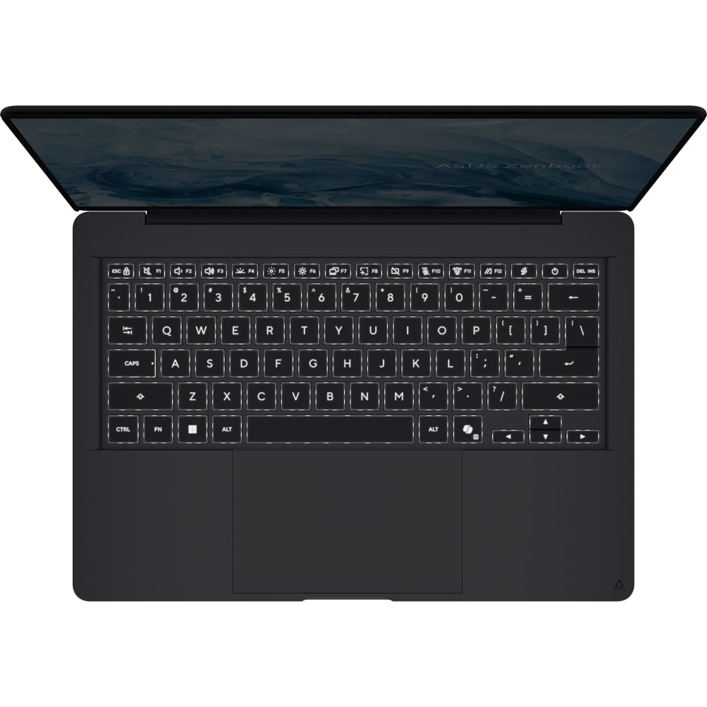 Laptop ASUS Zenbook 14 OLED UX3480AA-U2198W, Intel Core Ultra 7 355 pana la 4.7GHz, 14" Full HD Touch, 16GB, SSD 512GB, Intel Graphics, Windows 11 Home, Arctic Blue