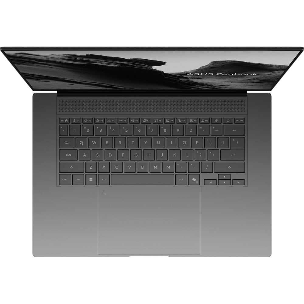 Laptop ASUS Zenbook S 16 OLED UM5606GA-SR206X, AMD Ryzen AI 9 465 pana la 5GHz, 16" 3K Touch, 32GB, SSD 1TB, AMD Radeon 880M Graphics, Windows 11 Pro, Antrim Gray