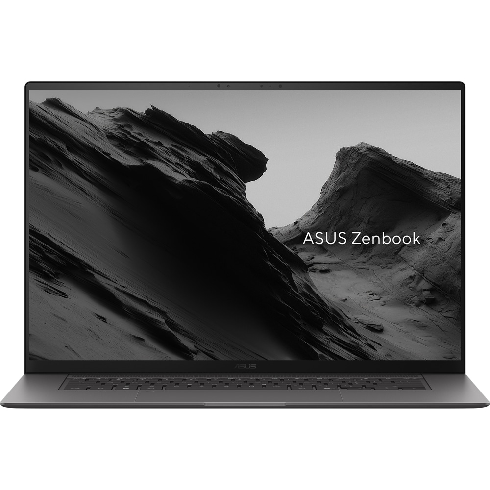 Laptop ASUS Zenbook S 16 OLED UM5606GA-SR206X, AMD Ryzen AI 9 465 pana la 5GHz, 16" 3K Touch, 32GB, SSD 1TB, AMD Radeon 880M Graphics, Windows 11 Pro, Antrim Gray