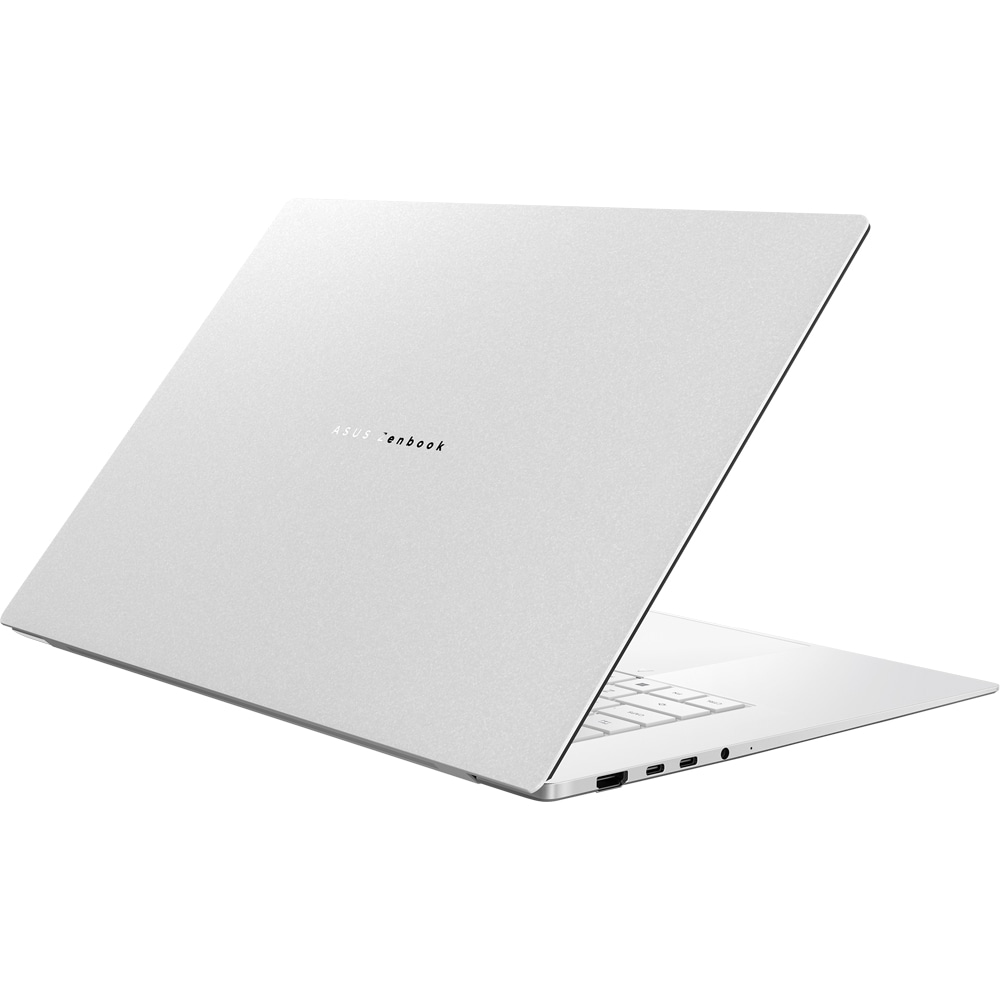 Laptop ASUS Zenbook S 16 OLED UM5606GA-SR223X, AMD Ryzen AI 9 465 pana la 5GHz, 16" 3K Touch, 32GB, SSD 1TB, AMD Radeon 880M Graphics, Windows 11 Pro, Scandinavian White