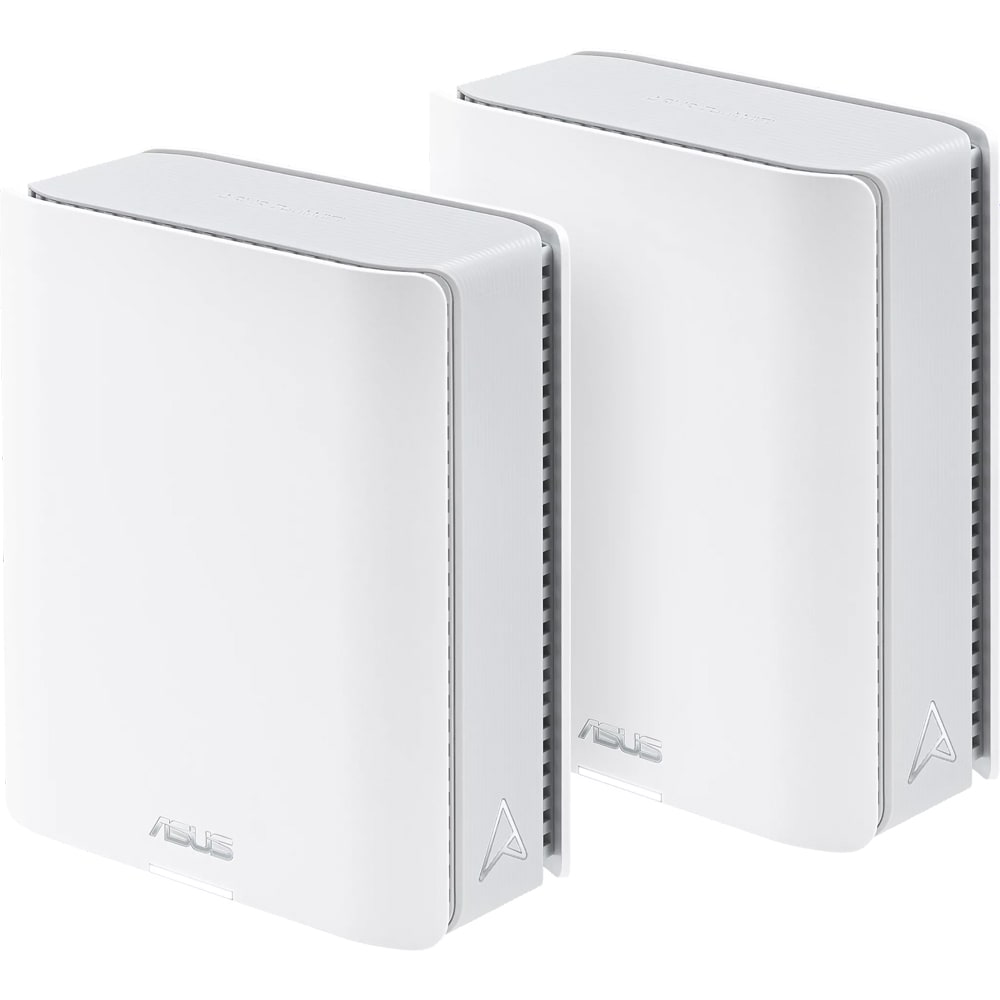 Sistem Wireless Mesh Gigabit ASUS ZenWiFi BT10, Wi-Fi 7, Tri-Band 688 + 5764 + 11529 Mbps, 2 Buc, alb