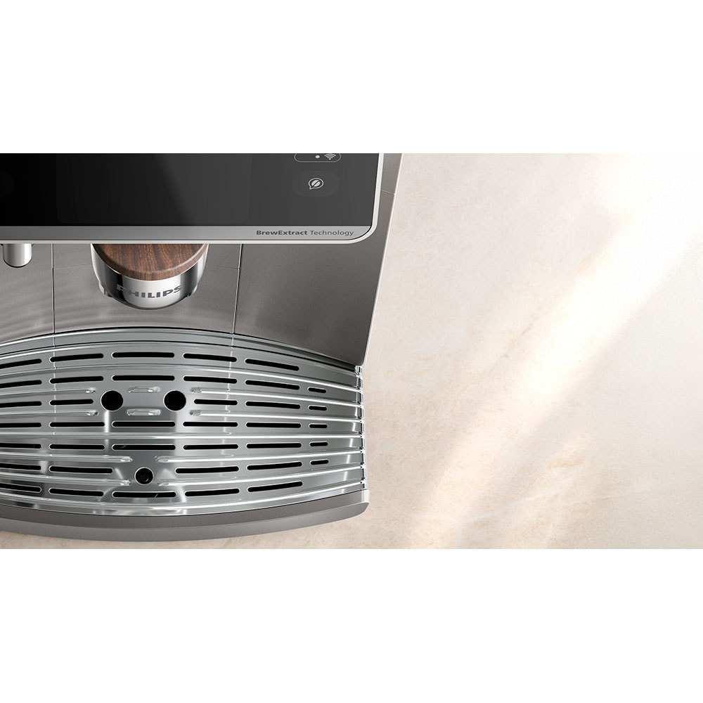 Espressor automat PHILIPS Cafe Aromis Seria 8000 EP8757/92, 1.9l, 1500W, 15 bar, argintiu inchis