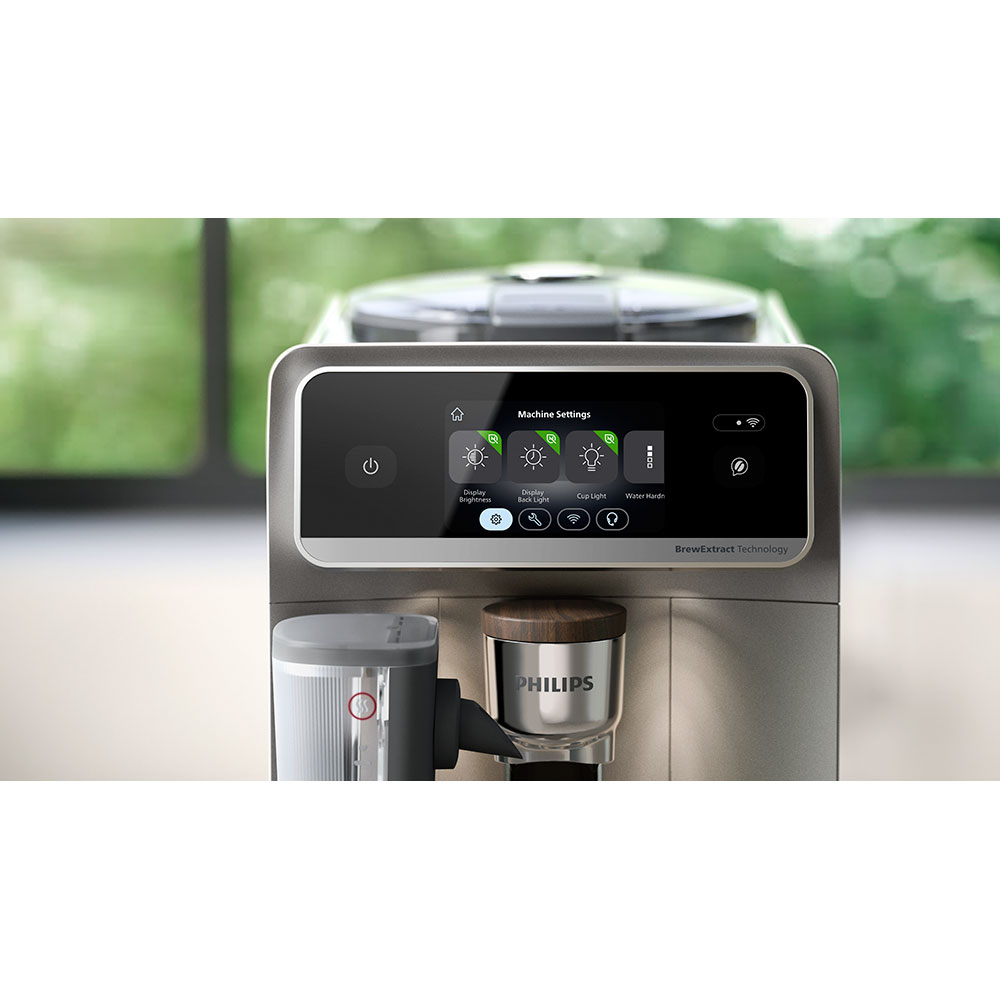 Espressor automat PHILIPS Cafe Aromis Seria 8000 EP8757/92, 1.9l, 1500W, 15 bar, argintiu inchis