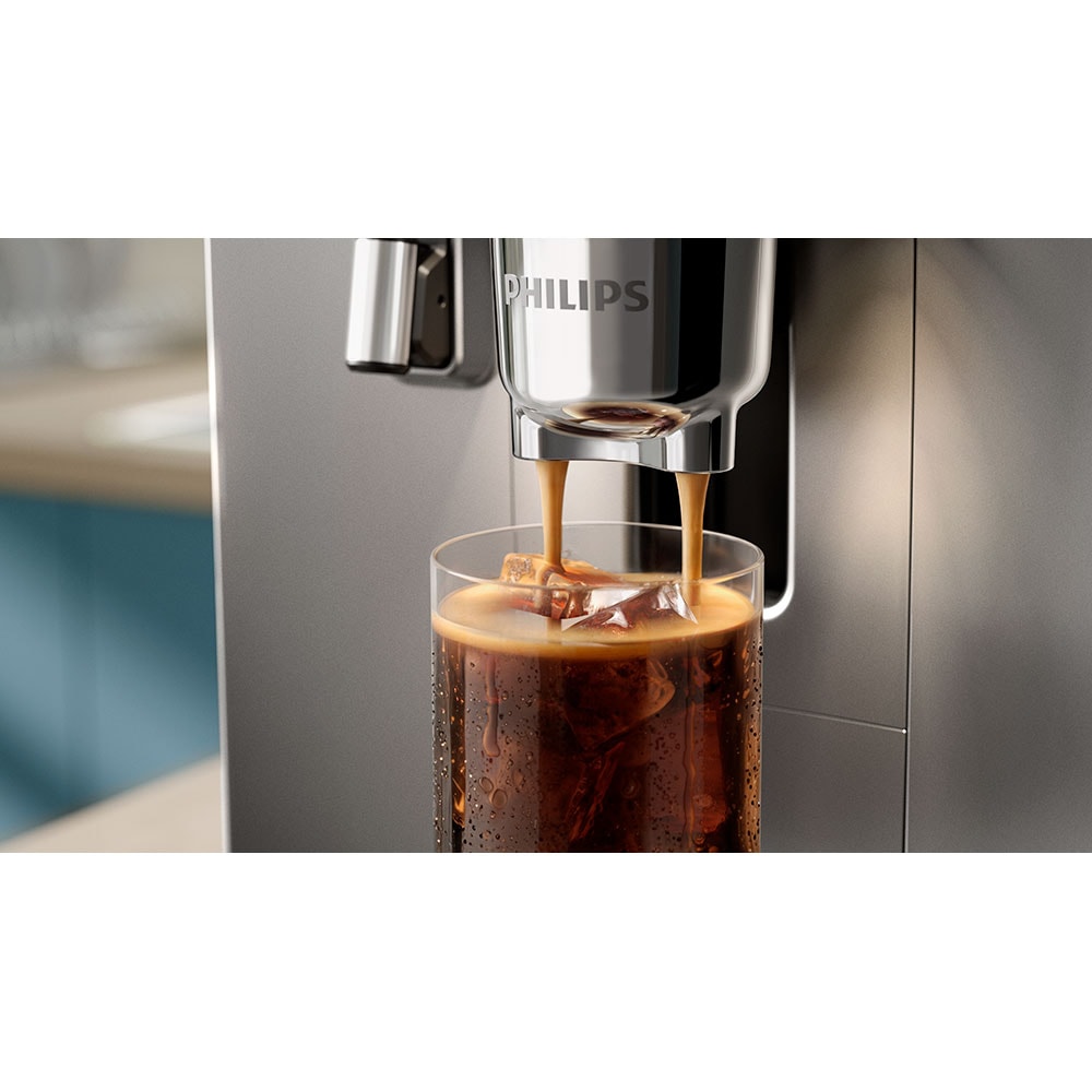 Espressor automat PHILIPS Cafe Aromis Seria 8000 EP8757/92, 1.9l, 1500W, 15 bar, argintiu inchis
