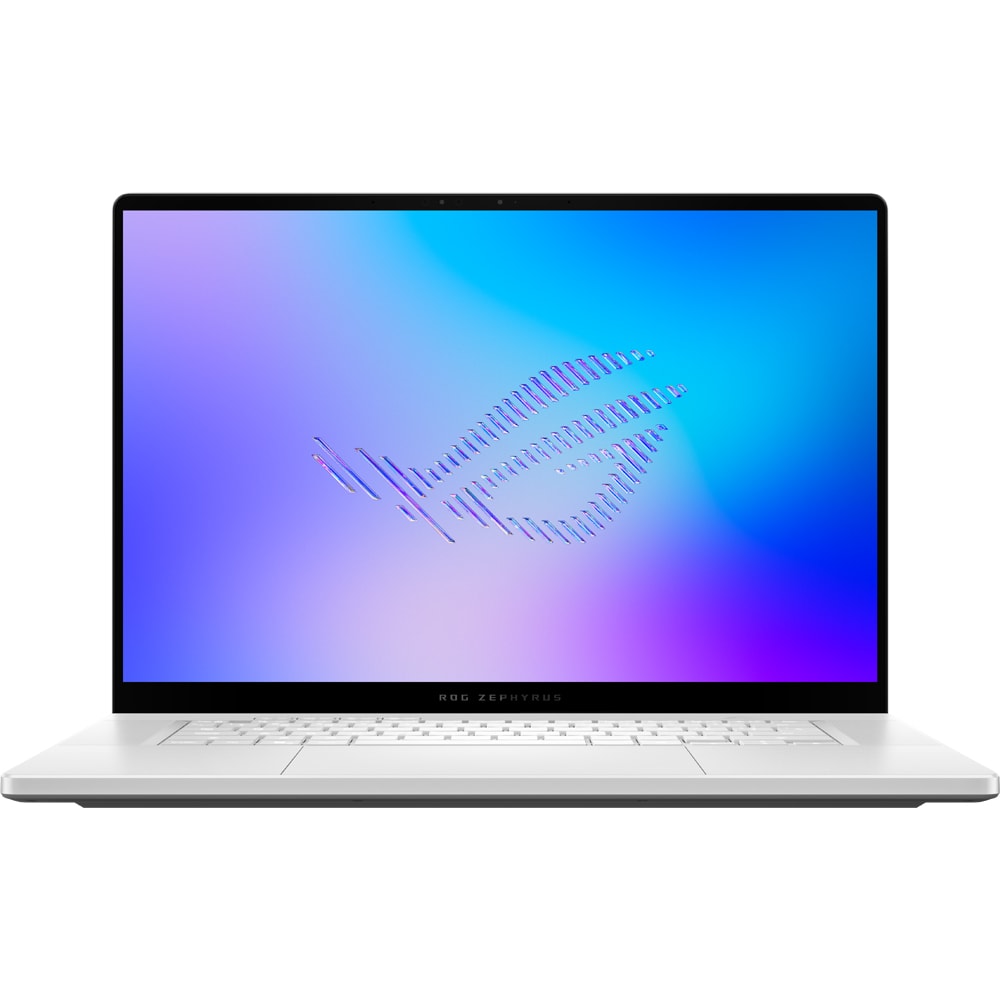 Laptop Gaming ASUS ROG Zephyrus G16 OLED GU606AW-TB067X, Intel Core Ultra 9 386H pana la 4.9GHz, 16" 2.5K, 64GB, SSD 1TB, NVIDIA GeForce RTX 5080, Windows 11 Pro, Platinum White