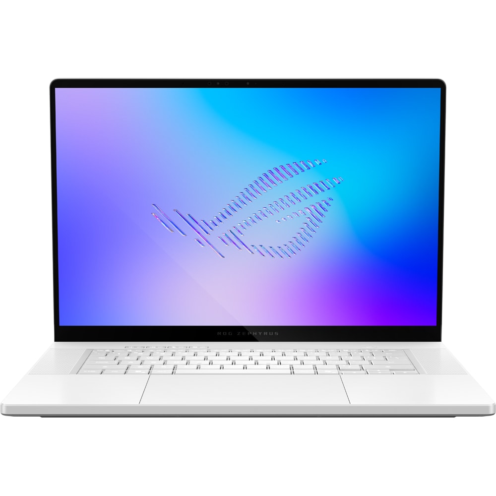 Laptop Gaming ASUS ROG Zephyrus G16 OLED GU606AW-TB067X, Intel Core Ultra 9 386H pana la 4.9GHz, 16" 2.5K, 64GB, SSD 1TB, NVIDIA GeForce RTX 5080, Windows 11 Pro, Platinum White