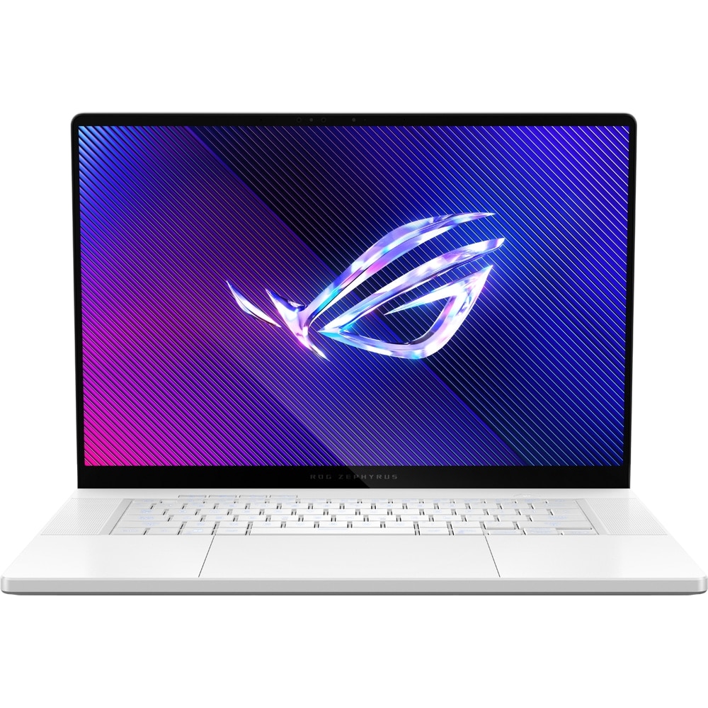 Laptop Gaming ASUS ROG Zephyrus G16 GA605WV-QR094W, AMD Ryzen AI 9 HX 370 pana la 5.1GHz, 16" 2.5K, 16GB, SSD 1TB, NVIDIA GeForce RTX 4060 8GB, Windows 11 Home, Platinum White