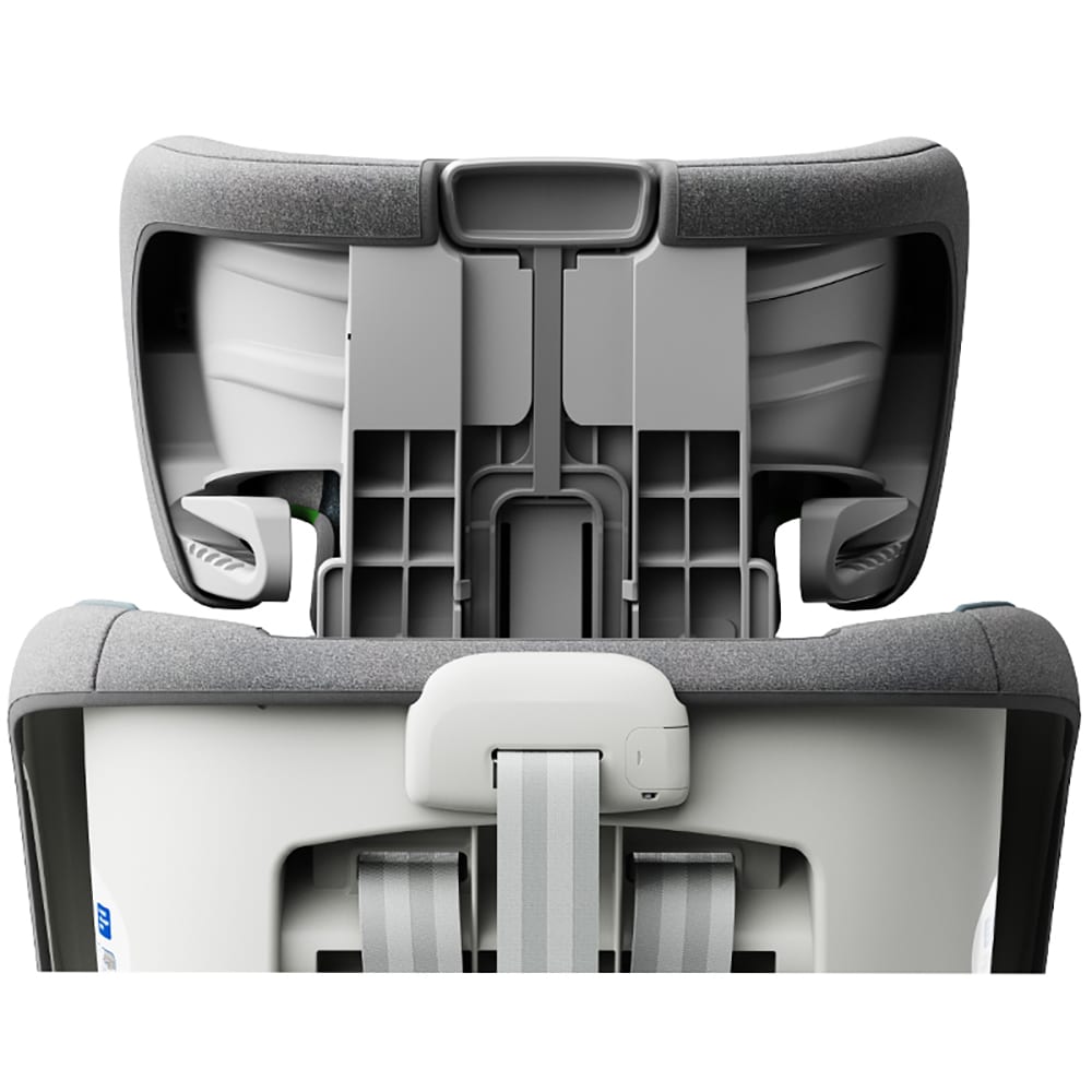Scaun auto BUF BOOF TWT Plus rotativ 360 grade ISIZETWTLBLUE, Isofix, 0-36 kg, R129, albastru deschis-gri