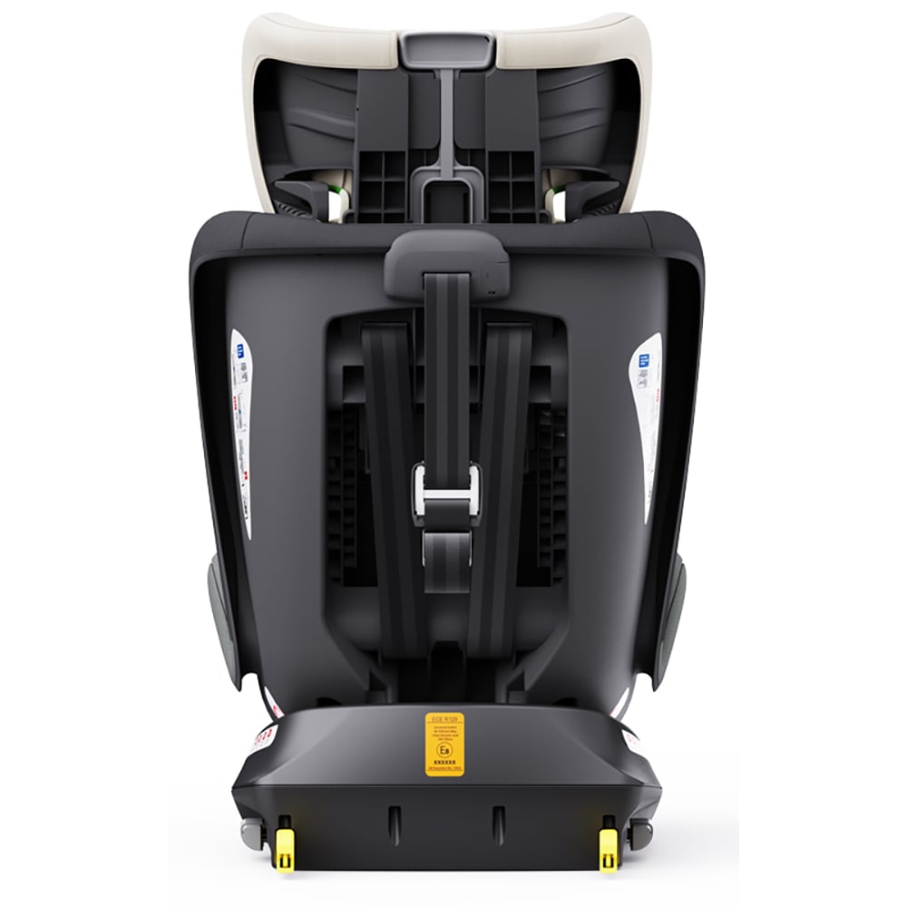 Scaun auto BUF BOOF TWT Plua rotativ 360 grade ISIZETWTMAND, Isofix, 0-36 kg, R129, gri inchis-bej