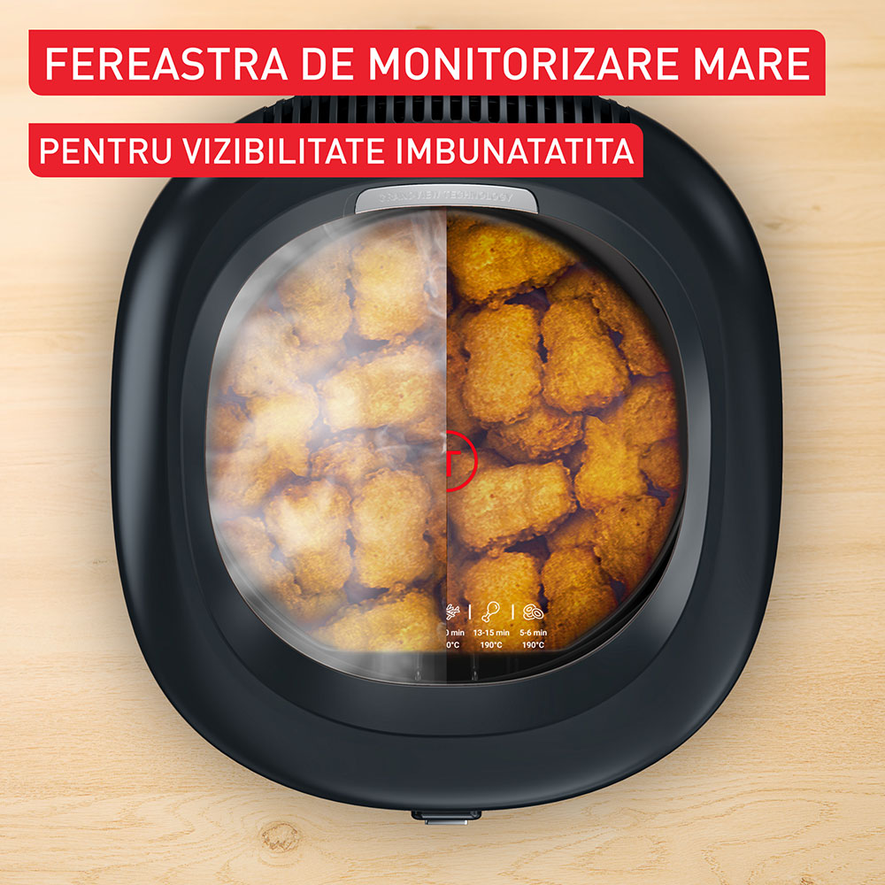 Friteuza TEFAL Filtra Vision+ FF2588E0, 1.2kg, 2.1l, 1900W, argintiu-negru