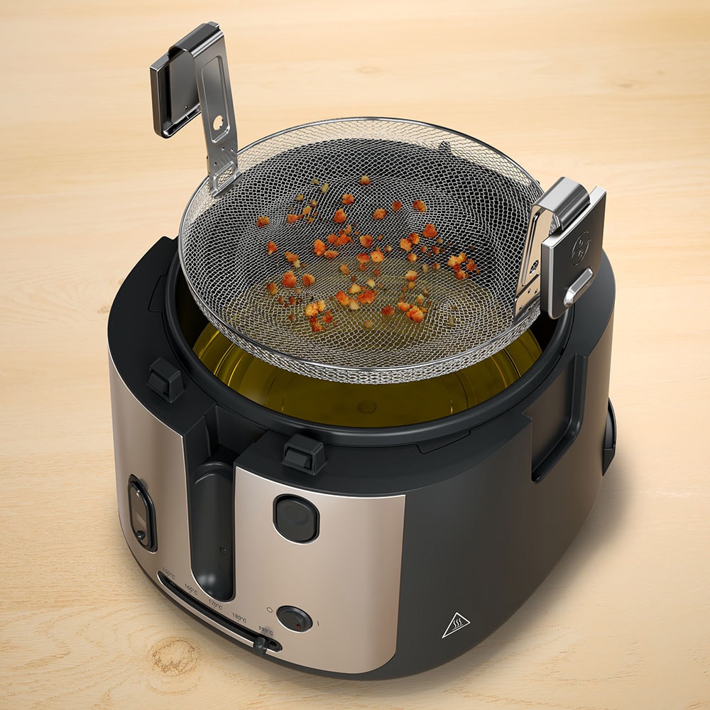 Friteuza TEFAL Filtra Vision+ FF2588E0, 1.2kg, 2.1l, 1900W, argintiu-negru