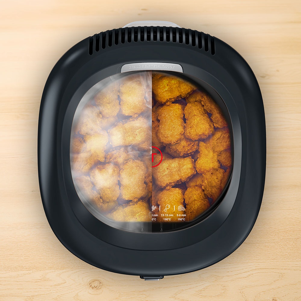 Friteuza TEFAL Filtra Vision+ FF2588E0, 1.2kg, 2.1l, 1900W, argintiu-negru