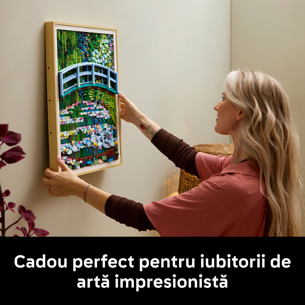 LEGO Art: Claude Monet - Pod peste lac cu nuferi 31220, 18 ani+, 3179 piese