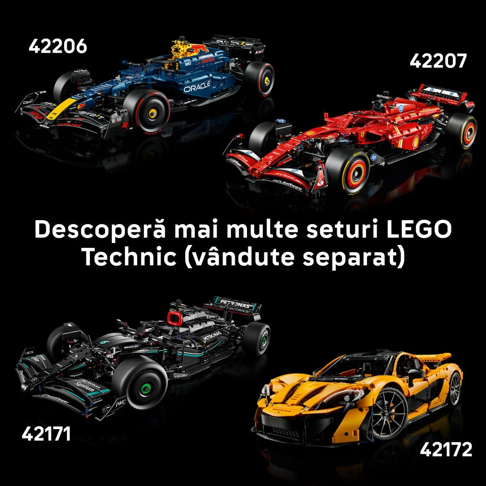 LEGO Technic: Masina F1 McLaren MCL39 42228, 18 ani+, 1675 piese