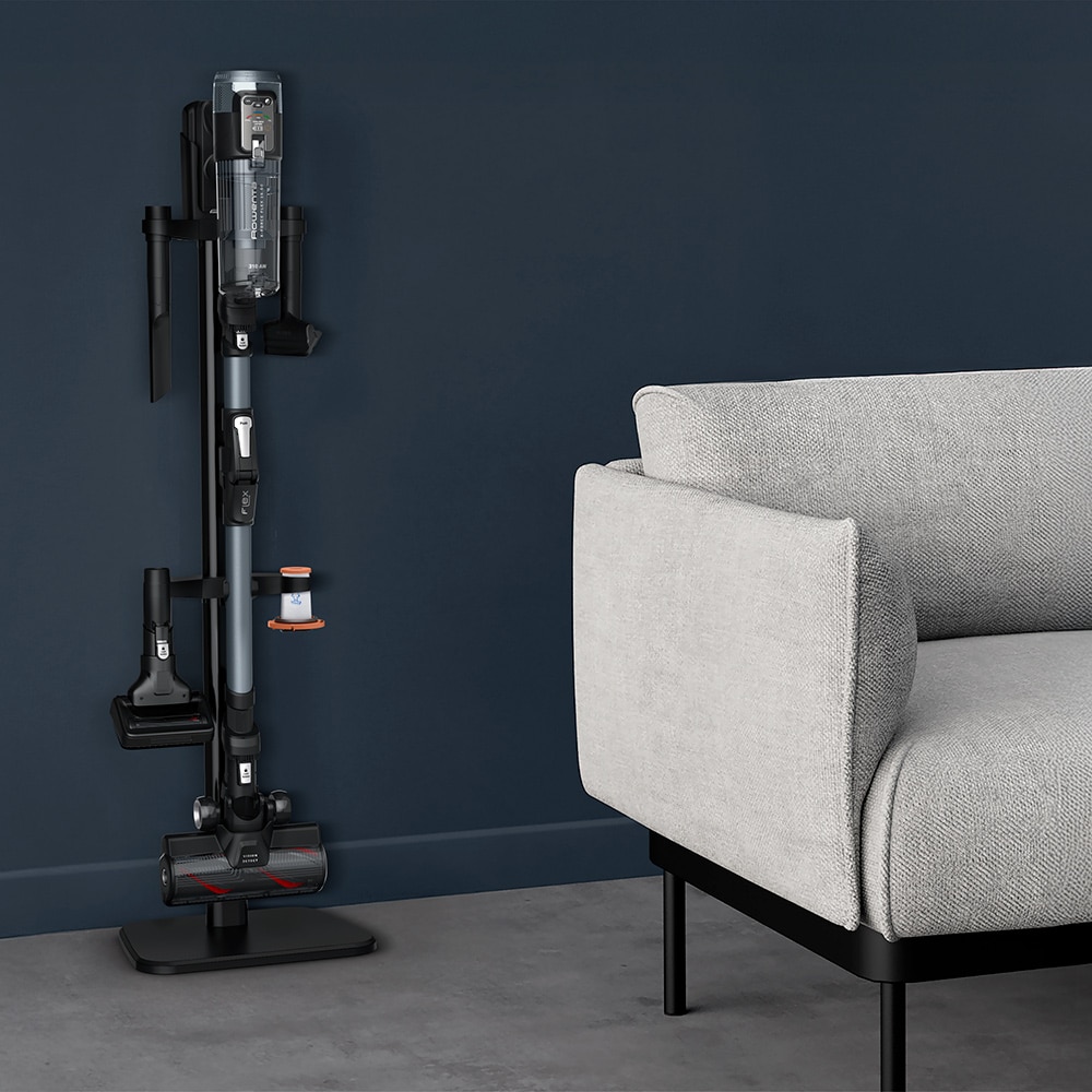 Aspirator vertical ROWENTA X-Force Flex 16.60 RH9C71E0, 0.65l, 25.2V, autonomie max 120 min, negru