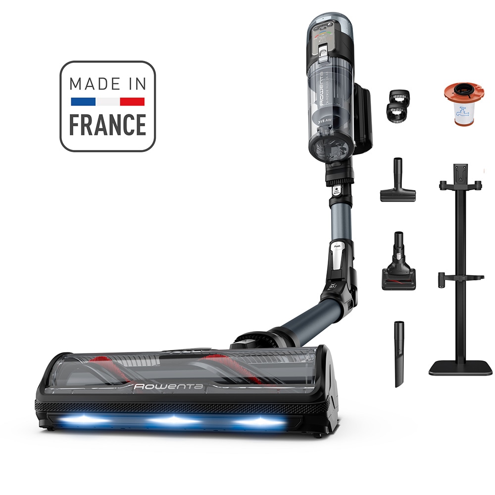 Aspirator vertical ROWENTA X-Force Flex 16.60 RH9C71E0, 0.65l, 25.2V, autonomie max 120 min, negru