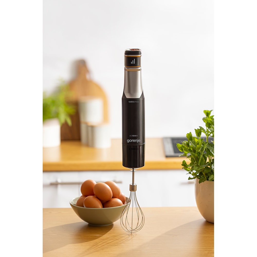 Mixer vertical GORENJE HBX1500VX, 0.8l, 1500W, negru-argintiu