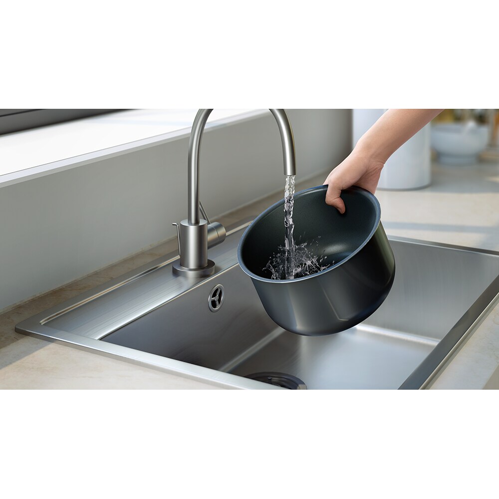 Multicooker PHILIPS Seria 3000 HD2616/70, 6l, 1000W, 13 programe, argintiu-negru