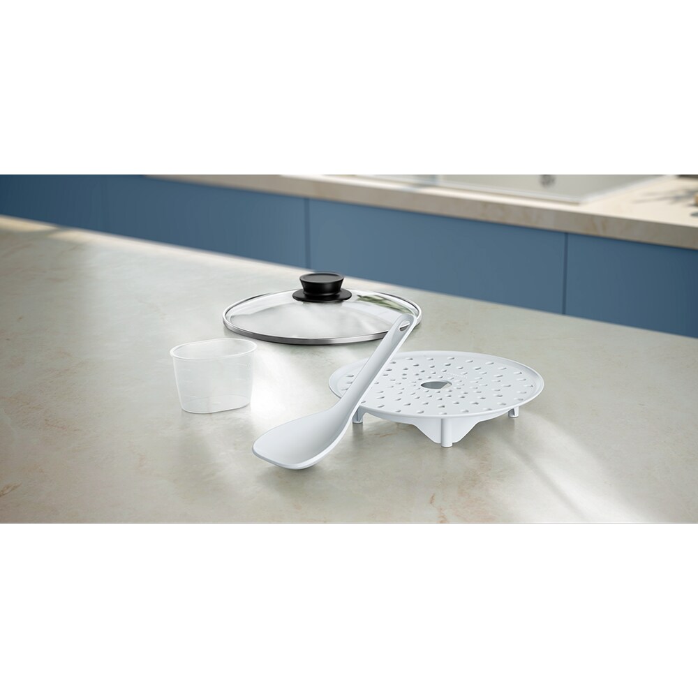 Multicooker PHILIPS Seria 3000 HD2823/80, 8l, 1300W, 35 programe, argintiu-negru