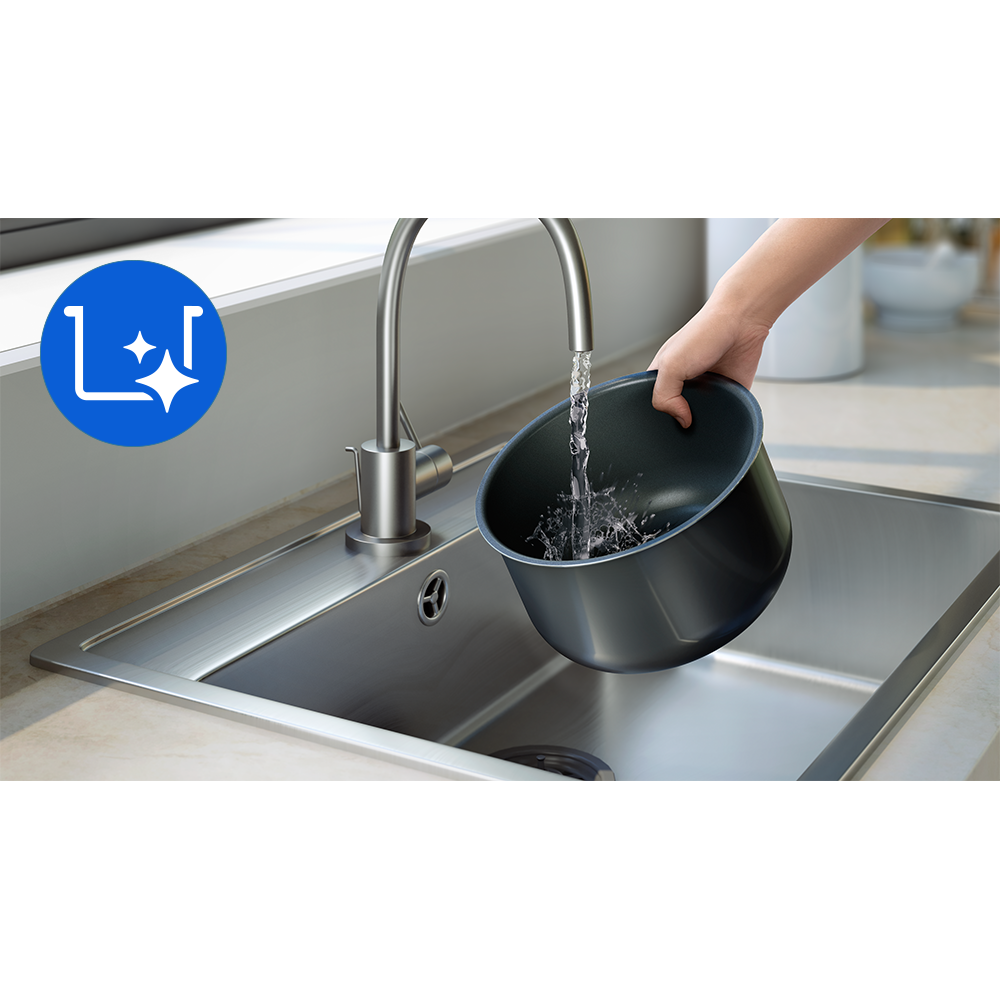 Multicooker PHILIPS Seria 3000 HD2823/80, 8l, 1300W, 35 programe, argintiu-negru