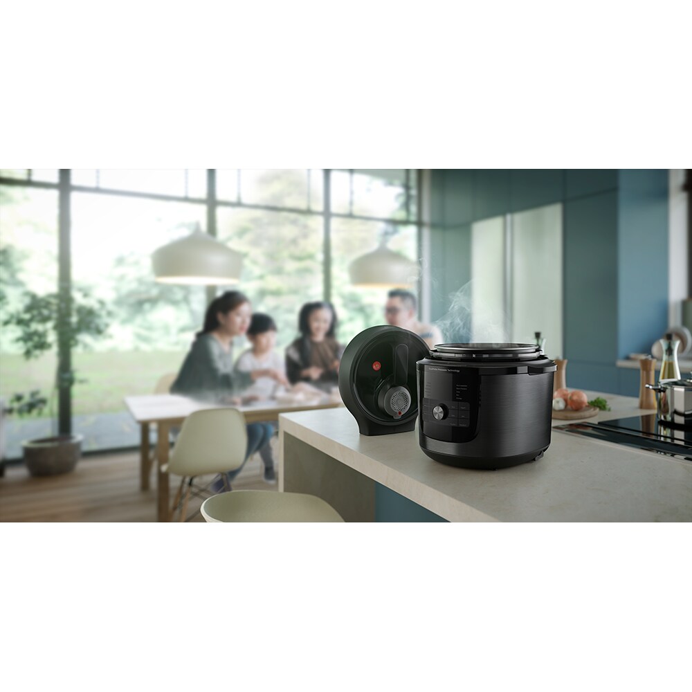 Multicooker PHILIPS Seria 3000 HD2823/80, 8l, 1300W, 35 programe, argintiu-negru