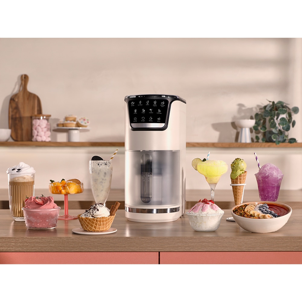 Aparat de facut inghetata TEFAL Dolci IG602AE0, 1.4l, 600W, crem-negru