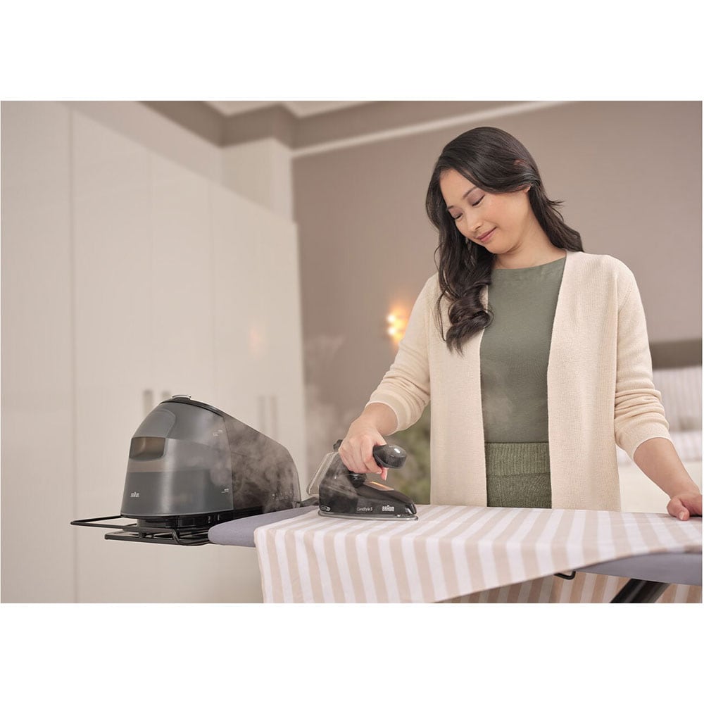 Statie de calcat BRAUN CareStyle 5 IS5249BK, 2400W, 510g/min, 2l, talpa Eloxal Plus, negru