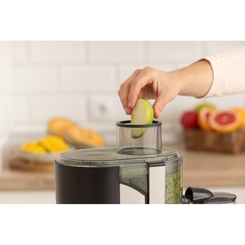 Storcator fructe si legume GORENJE JC400BE, 0.6l, 400W, 2 trepte viteza, negru-argintiu