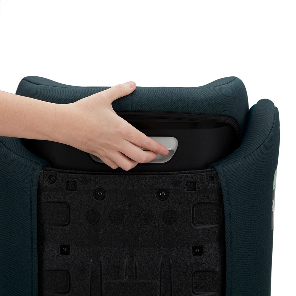 Scaun auto KINDERKRAFT Junior Fix 2 KCJUFI20BLU, Isofix, 15-36 kg, R129, albastru inchis-negru