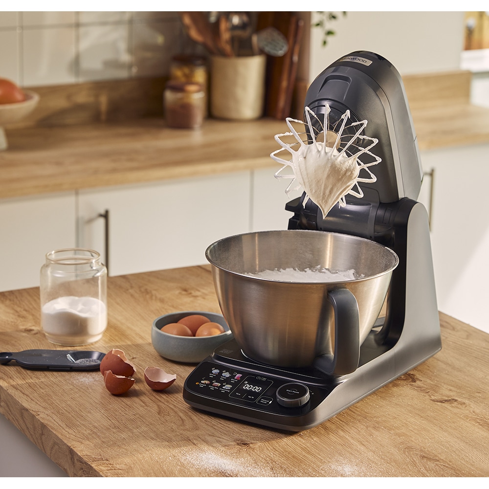 Robot de bucatarie KENWOOD Smart-Touch KHC40.060BK, vas 4.3l, blender 1.5l, 1000W, 9 trepte viteza, negru