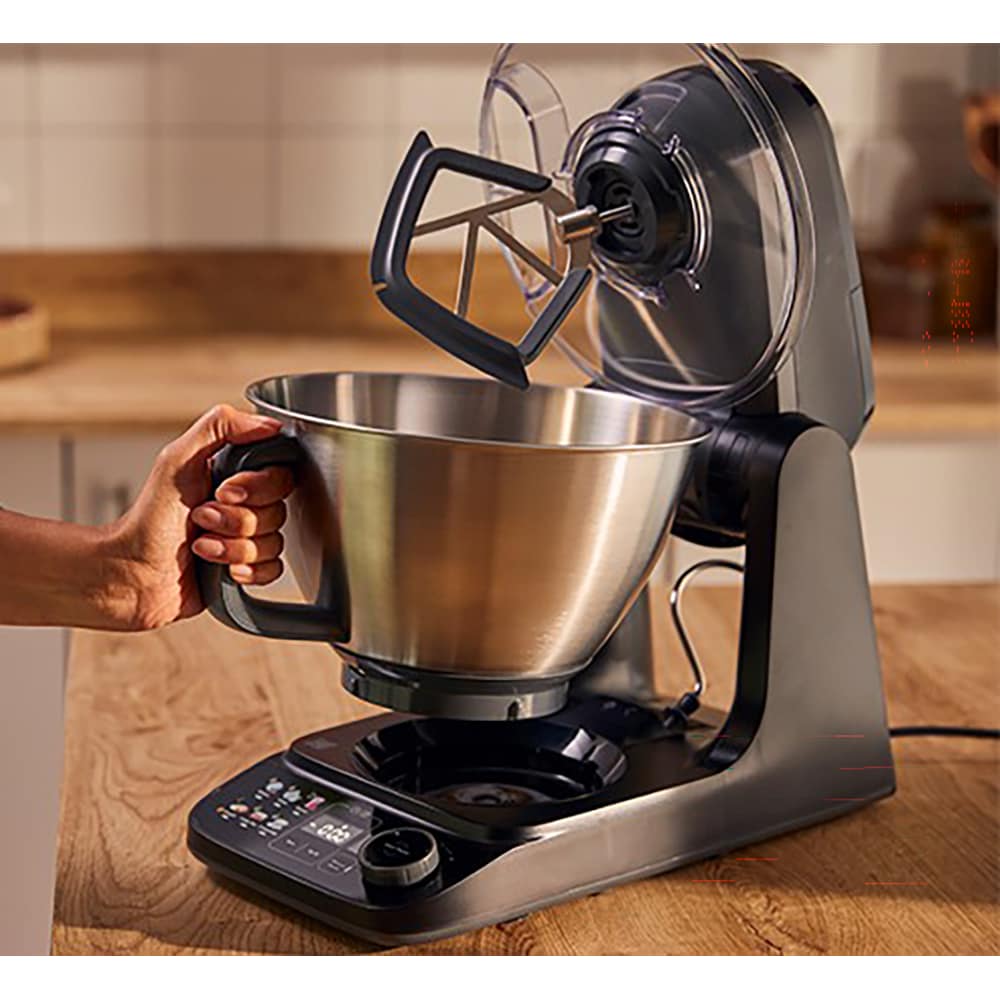 Robot de bucatarie KENWOOD Smart-Touch KHC40.060BK, vas 4.3l, blender 1.5l, 1000W, 9 trepte viteza, negru