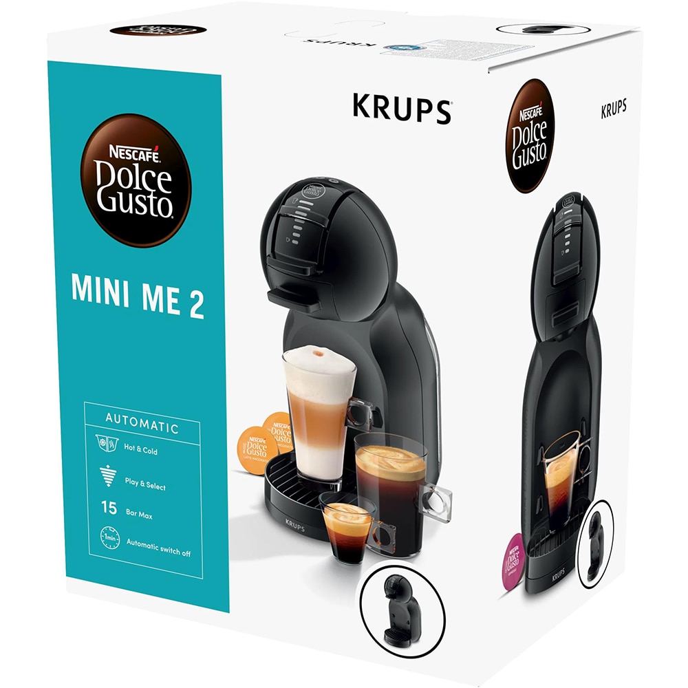 Espressor cu capsule KRUPS Dolce Gusto Mini Me KP1435F0, 0.8l, 1600W, 15 bar, rosu