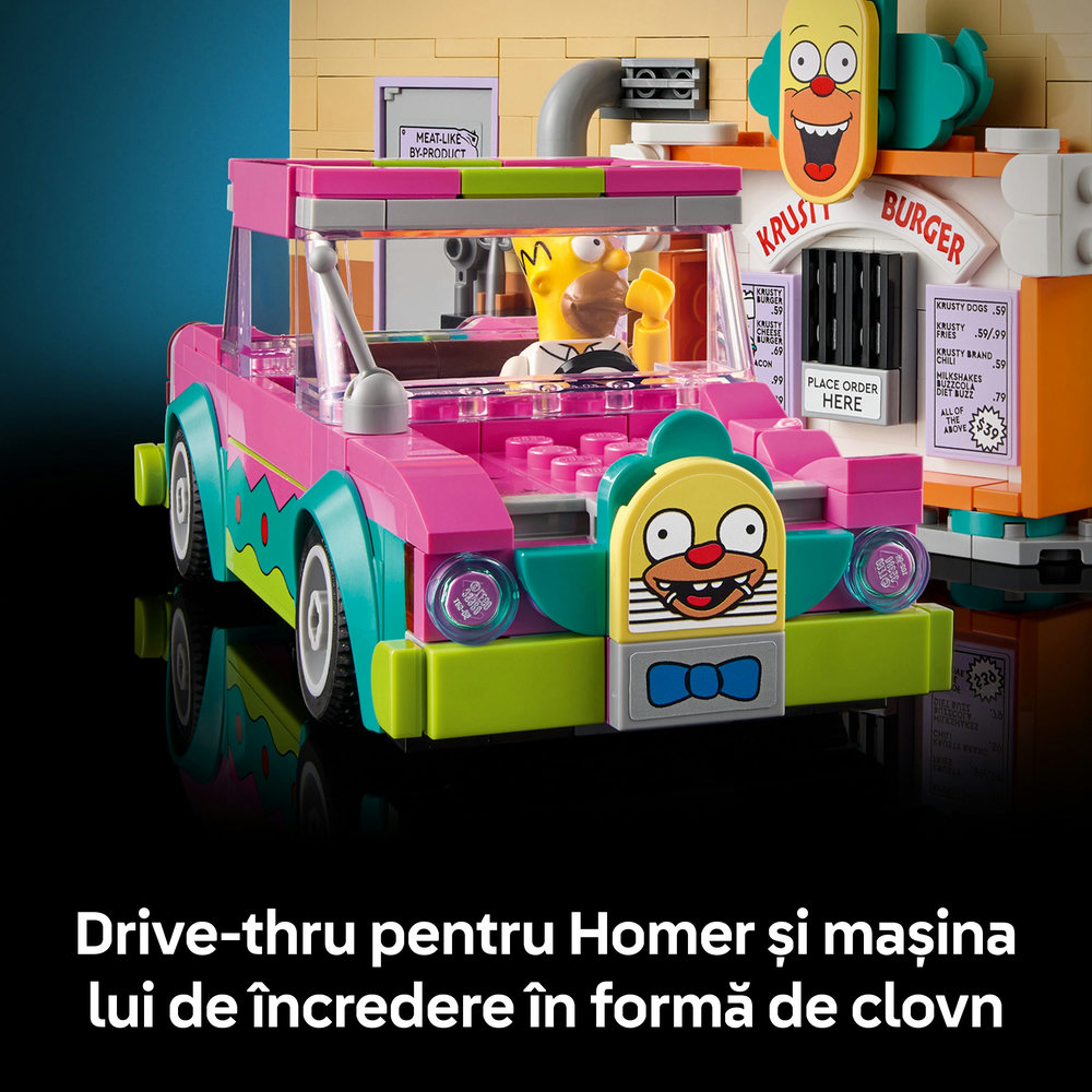 LEGO Icons: The Simpsons - Krusty Burger 10352, 18 ani+, 1635 piese
