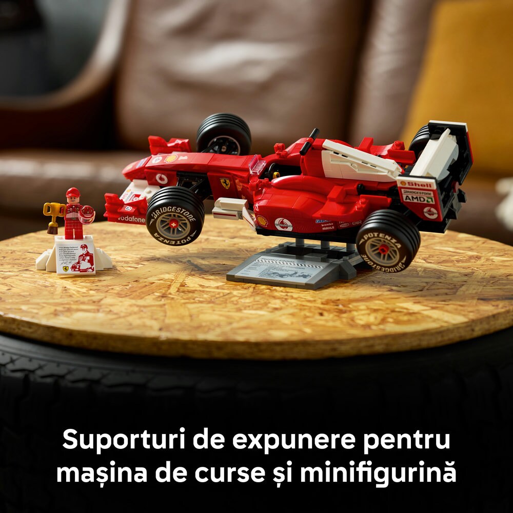 LEGO Icons: Ferrari F2004 si Michael Schumacher 11375, 18 ani+, 735 piese