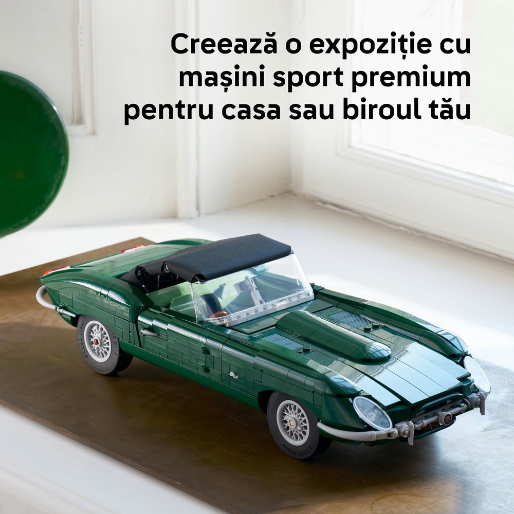 LEGO Icons: Jaguar E-Type 11381, 18 ani+, 1673 piese