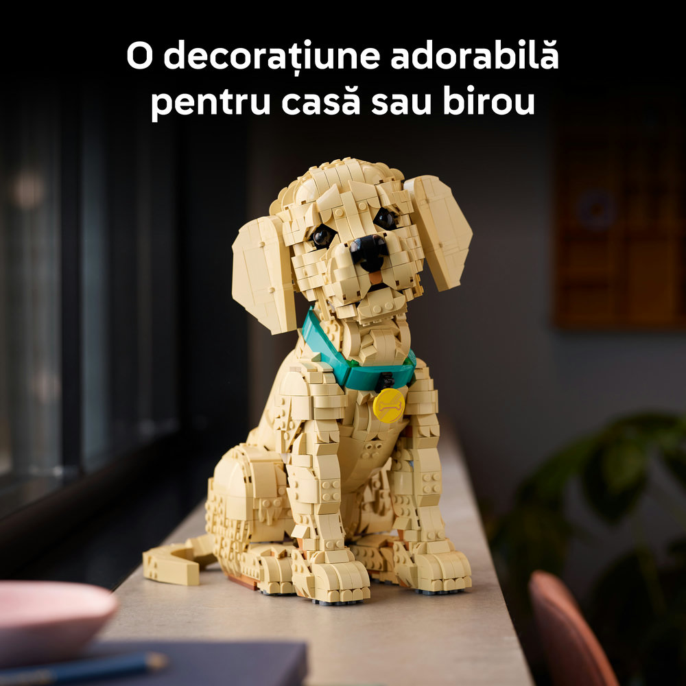 LEGO Icons: Catelus - Golden Retriever 11384, 18 ani+, 2102 piese