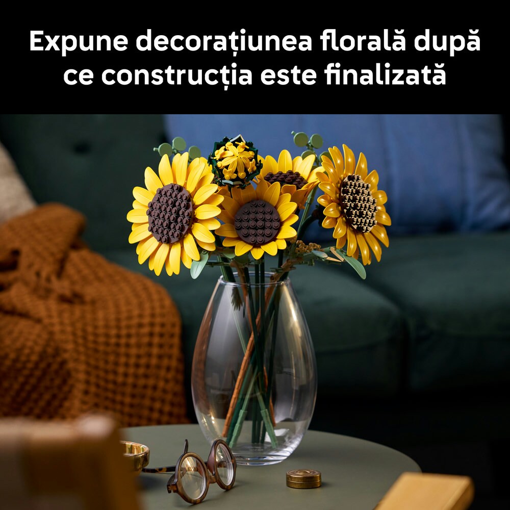LEGO Botanicals: Buchet de florile-soarelui 11502, 18 ani+, 686 piese