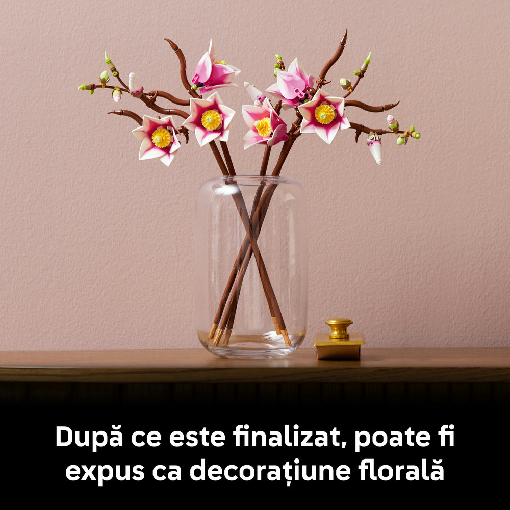 LEGO Botanicals: Crengute de magnolie 11510, 18 ani+, 435 piese