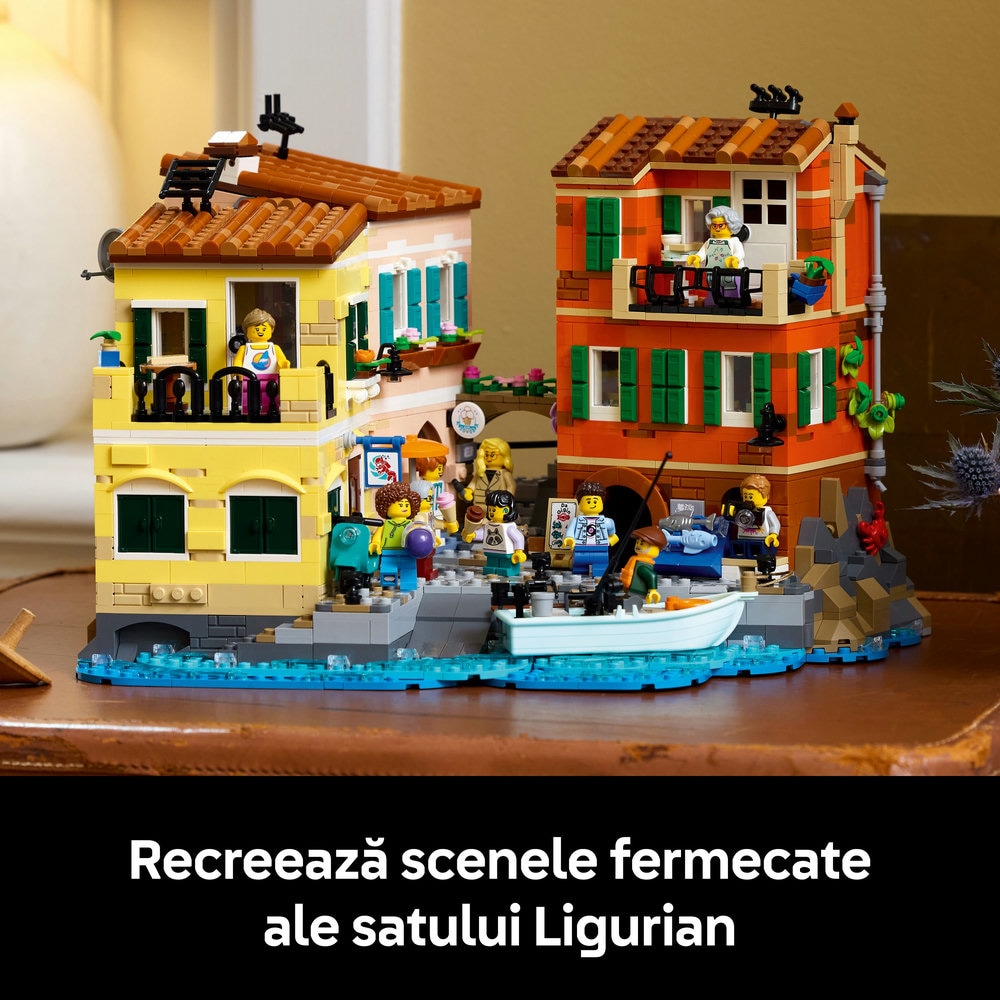 LEGO Ideas: Riviera italiana 21359, 18 ani+, 3251 piese