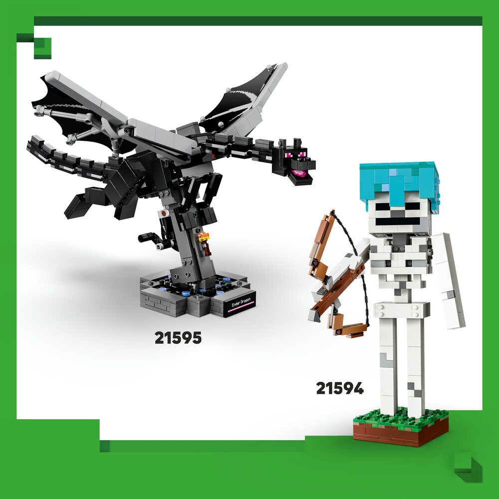LEGO Minecraft: Dragonul Ender 21595, 10 ani+, 710 piese