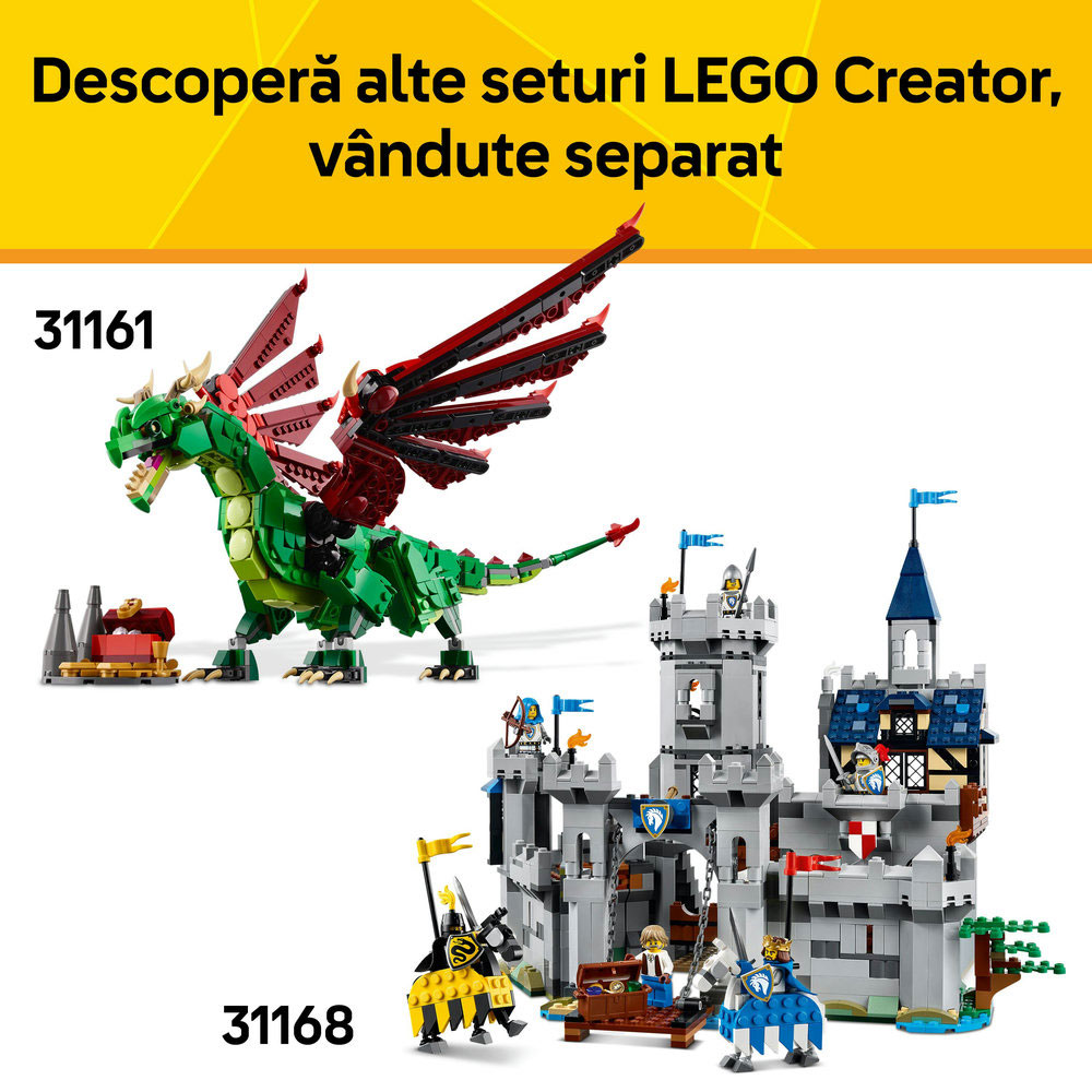 LEGO Creator 3in1: Cal frumos 31166, 9 ani+, 685 piese