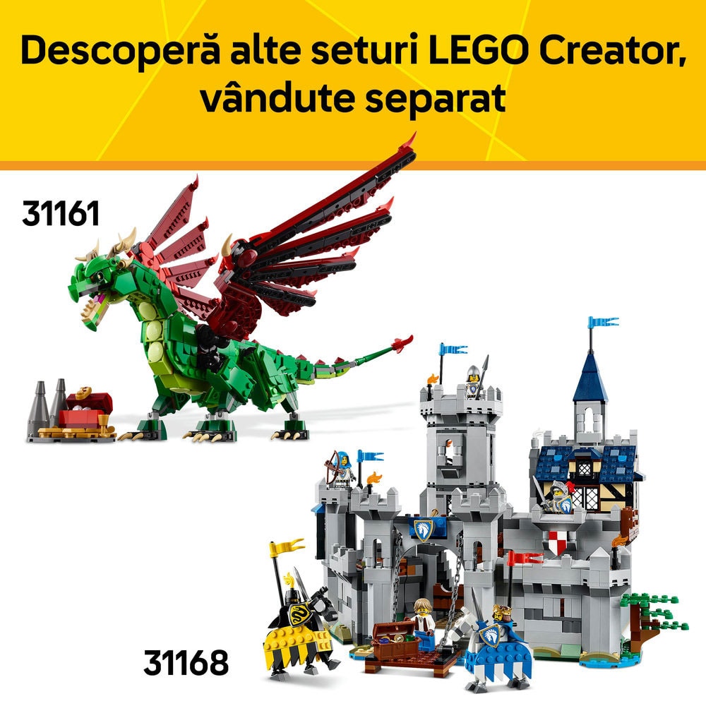 LEGO Creator 3in1: Conacul bantuit 31167, 9 ani+, 736 piese