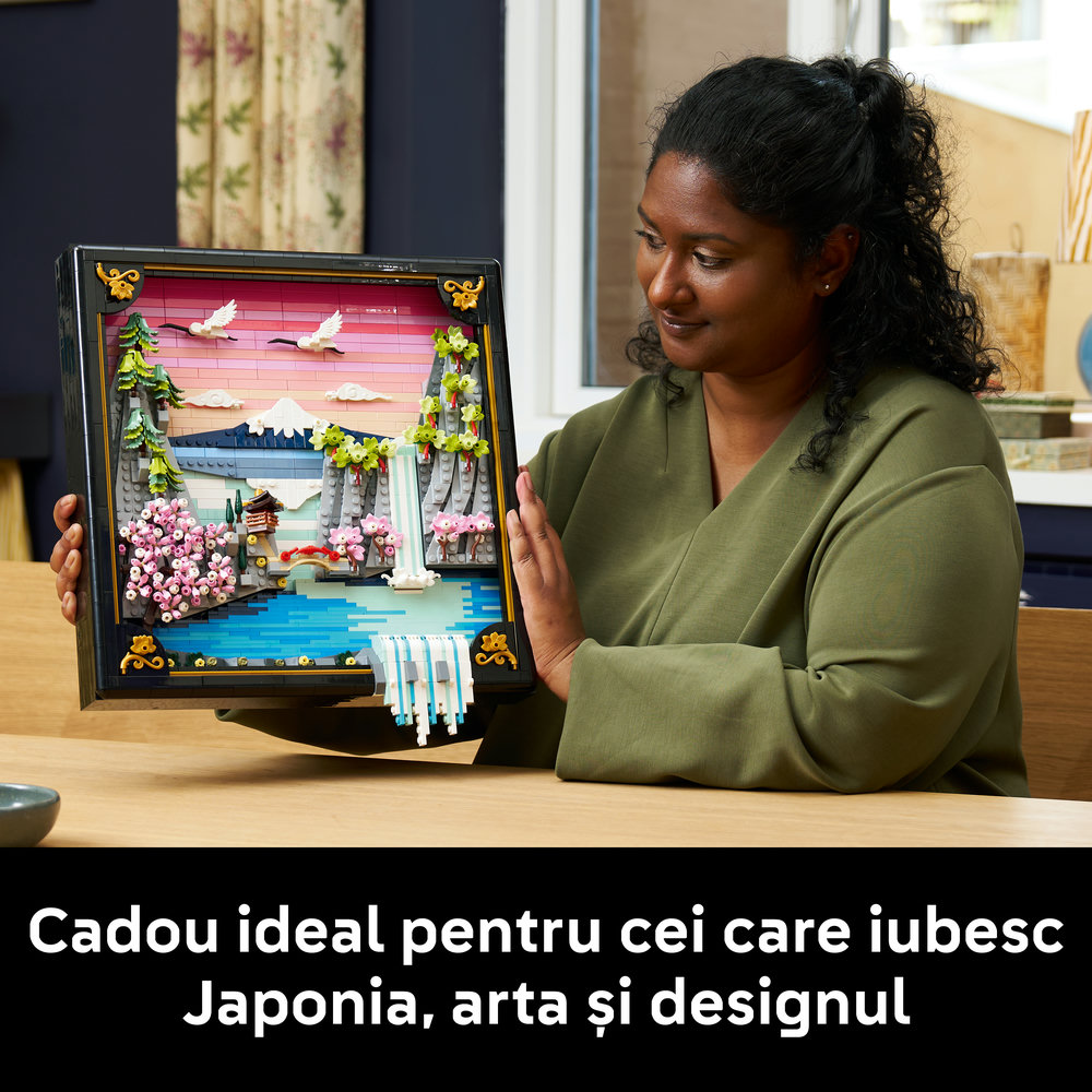 LEGO Art: Peisaj cu flori de cires japonez 31218, 18 ani+, 1892 piese