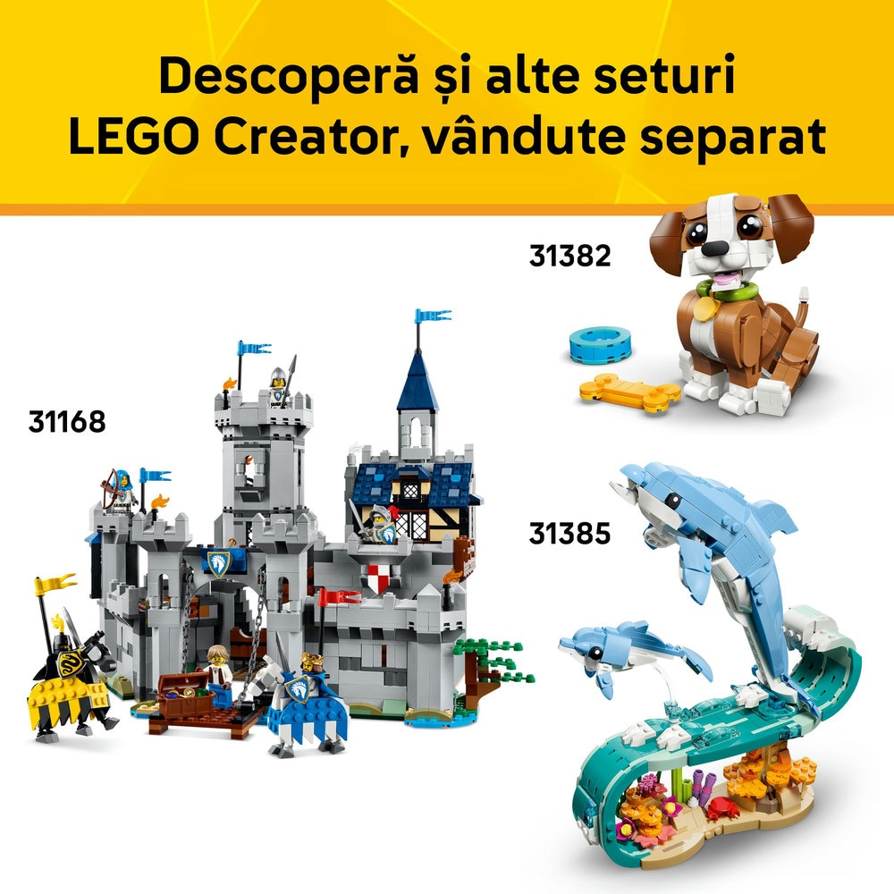 LEGO Creator: Consola de jocuri video retro 31380, 8 ani+, 268 piese